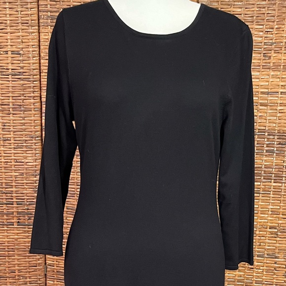 Sexy formfitting Calvin Klein black dress size large - Picture 7 of 12